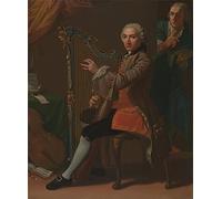 HCOTZHPY Famoso Pittura Astratta Poster Wall Art Pittura Cristiano Giuseppe Lidarti e Battista Tempesti di Nathaniel Dance Holland per L'arredamento del Corridoio 60x90cm