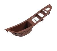 HCPAVEXT 51417225867 Pannello Bracciolo Maniglia Portiera Anteriore Interno Auto Conducente Per Serie 5 F10 F11 520i 523i 525i Maniglia Interna Per Auto(LHD Red Brown)