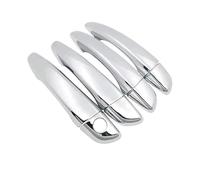 HCPAVEXT Accessori Auto In Fibra Di Carbonio Maniglia Per Vauxhall Per Combo 2019 2020 2021 2022 2023 2024 (Chrome,Handle 1 Keyhole)