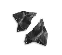 HCPAVEXT Accessori per Moto Pannello Laterale Anteriore Inter Cover Carenatura per Z650 2020 2021 2022 2023 Accessori per motociclette(Carbon-Look-1 Set)