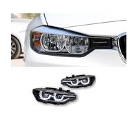 HCPAVEXT Gruppo Fari per B&MW F30 2012-2019 2013 2014 2015 2016 2017 2018 F31 Faro per Auto DRL LED Segnale Proiettore Lente Faro(1 Pair)