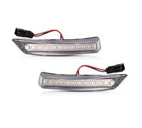 HCPAVEXT Luce Specchietto Retrovisore Spia Luminosa Dinamica Ambra Specchietto Laterale Per Dodge Per Grand Per Caravan 2008-2018(Clean lens amber)