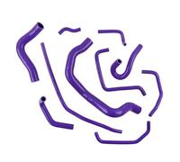 HCPAVEXT Per Auto Kit Tubo Flessibile di Sfiato del Liquido di Raffreddamento Radiatore in Silicone per Mazda Mx5 per Miata NB MK2 1.6 B6-ZE Motore 1998-2005 Ricambi Auto(Purple)