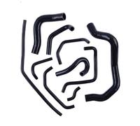 HCPAVEXT Per Auto Kit Tubo Flessibile di Sfiato del Liquido di Raffreddamento Radiatore in Silicone per Mazda Mx5 per Miata NB MK2 1.6 B6-ZE Motore 1998-2005 Ricambi Auto(Black)