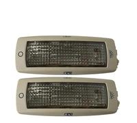 HCPAVEXT Per Fabia 2000 2001 2002 2003 2004 2005 2006 2007 2008 per Superb 2002-2008 2PCS Luce Posteriore Interna di Lettura della Cupola Ricambi Auto(Beige)
