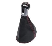 HCPAVEXT Per Seat Per Ibiza 1996-2001 Manuale A 5/6 Marce Pomello Del Cambio In Similpelle Con Leva (6 Speed)