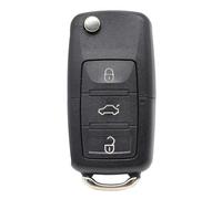 HCPAVEXT per VW per Polo 2002-2018 per Beetle 2003-2018 per Bora 2001-2018 per P&assat 2000-2018 2/3 Pulsanti Auto Flip Key FOB Custodia Guscio Custodie per Chiavi Auto(3 Buttons)