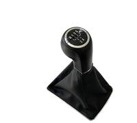 HCPAVEXT Pomello Del Cambio A 5/6 Marce Con Cuffia In Pelle Cromata Per VAUXHALL Per ASTRA III H 1.6 2004-2010 (5speed)