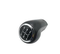 HCPAVEXT Pomello Del Cambio A 5/6 Marce Con Cuffia In Pelle Cromata Per VAUXHALL Per ASTRA III H 1.6 2004-2010 (12345R knob)