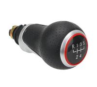 HCPAVEXT Pomello Del Cambio Per Seat Per Leon MK1 12 Mm 5/6 Marce Accessori Auto In Plastica ABS E Similpelle (R Red 5 gear)