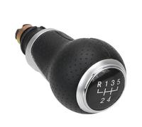 HCPAVEXT Pomello Del Cambio Per Seat Per Leon MK1 12 Mm 5/6 Marce Accessori Auto In Plastica ABS E Similpelle (R Silver 5 gear)