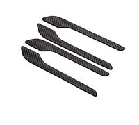 HCPCNDNMUB esterno Maniglia Per Porta A Tre Auto In ABS In Fibra Di Carbonio Per Modello 3 2023 Per Accessori Modello Y Pasta Per Copertura Porta(Matte carbon-ABS)