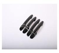 HCPCNDNMUB esterno Per Mazda Cx 5 Cx5 CX 5 2012 2013 2014 2015 2016 2017 2018 2019 2020 2021 2022 Gloss Black Chrome Car Door Handle Cover Decor Trim(Black 2 buttons)