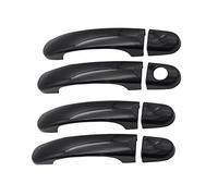HCPCNDNMUB esterno Per T5 T6 Per VW Per Transporter Per Caddy 2003~2015 Accessori Chrome Bright Black Car Door Handle Decoration Cover Trim Set