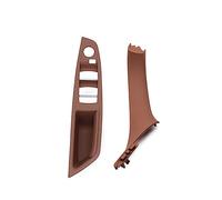 HCPCNDNMUB Maniglia interna Maniglia Del Pannello Del Passeggero Interno Dell'auto Tirare Il Rivestimento Della Copertura Per BMW F10 F11 F18 520 523 525 528 LHD 2010-2017(LHD Brown 2pcs)