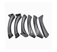 HCPCNDNMUB Maniglia interna Per Serie 3 E90 E91 318 320 325 328 330 335 Parte Set Completo Maniglie Per Porte Interne Porte Interne Pannello Maniglia Bar Pull Trim(Carbon Fiber LHD)