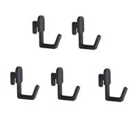 HCPGGBLBTF 5 pezzi di accessori for pannello forato, ganci for in plastica, gancio for, organizer for utensili, kit bloccaggio multiuso gancio(Noir)