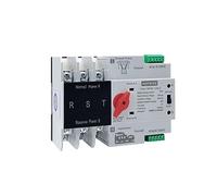 HCQ5-125 Selettori elettrici a trasferimento automatico monofase ATS 220V su guida Din a doppia alimentazione Ininterrotto 3P 63A100A 125A Protettori di dispersione a terra (Color : 32a, Size : 3)
