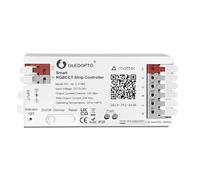 HCSUI Controller Wi-Fi opaco LED per striscia LED RGBCCT Smart Home Control, app Voice Control Matter compatibile con Google Home, Apple HomeKit, Alexa