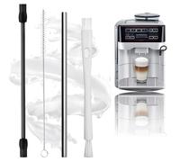 Hcunbsu Tubo del latte compatibile con Siemens EQ6, tubo del latte in acciaio inox, macchina da caffè, tubo del latte e spazzola per la pulizia, 4 pezzi, compatibile con macchine da caffè Bosch