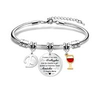 Hcvone Bracciale Colleghe Regali Per Amica Regalo Colleghi Idee Regalo Collega Compleanno Natale (D)