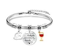 Hcvone Bracciale Colleghe Regali Per Amica Regalo Colleghi Idee Regalo Collega Compleanno Natale (E)