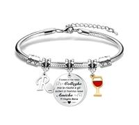 Hcvone Bracciale Colleghe Regali Per Amica Regalo Colleghi Idee Regalo Collega Compleanno Natale (R)