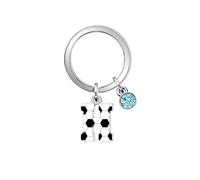 Hcvone Regalo de Calcio Portachiavi Per Donna Ragazza Ragazzo Bambini Lettera Iniziale Portachiavi Idee Calcio Portachiavi Regalo Calcio Festa Party Bomboniere Regali di Natale Compleanno (H)