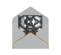 HCVXBSA Biglietti vuoti con buste, per tutte le occasioni, con sfondo infernale, per compleanno, Natale, matrimonio, 10,2 x 15,2 cm