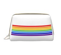 HCVXBSA Borsa per il trucco da donna Toiletrie Showe Brush Cura della pelle Organizzatore da viaggio Borsa Me Grande Borsa Trucco AccessoriesThe Jewish Flag, bianco, Taglia unica