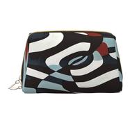 HCVXBSA Borsa per il trucco da donna Toiletrie Showe Pennello Cura della pelle Organizzatore da viaggio Borsa Me Grande Borsa Trucco AccessoriesPaint Vortex Aesthetics, bianco, Taglia unica