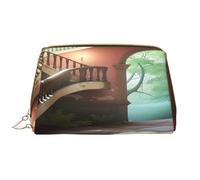HCVXBSA Borsa per il trucco da donna Toiletrie Showe Pennello Cura della pelle Organizzatore da viaggio Borsa Me Grande Borsa per il trucco AccessoriMagnifico castello, bianco, Taglia unica