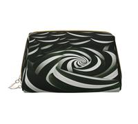 HCVXBSA Borsa per il trucco Donne Toiletrie Showe Pennello Cura della Pelle Organizzatore di Viaggio Borsa Me Grande Borsa Trucco AccessoriesSpiral arbusti a forma di, bianco, Taglia unica