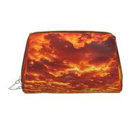 HCVXBSA Borsa per il trucco Donne Toiletrie Showe Pennello Cura della Pelle Organizzatore di Viaggio Borsa Me Grande Trucco Borsa AccessoriesThe sky at the end of the world, bianco, Taglia unica