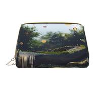 HCVXBSA Borsa per il trucco Donne Toiletrie Showe Pennello Cura della Pelle Organizzatore di Viaggio Borsa Me Grande Trucco Borsa AccessoriesVirtual paesaggio pittura, bianco, Taglia unica