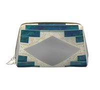 HCVXBSA Borsa per il trucco Donne Toiletrie Showe Pennello Cura della Pelle Organizzatore di Viaggio Borsa Me Grande Borsa Trucco AccessoriesScale e librerie in stile barocco, bianco, Taglia unica