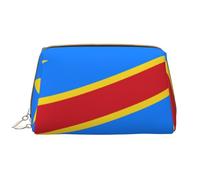 HCVXBSA Borsa per il trucco Donne Toiletrie Showe Pennello Cura della Pelle Organizzatore di Viaggio Borsa Me Grande Trucco Borsa AccessoriesBandiera del Congo, bianco, Taglia unica