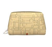 HCVXBSA Borsa per il trucco Donne Toiletrie Showe Pennello Cura della Pelle Organizzatore di Viaggio Borsa Me Grande Trucco Borsa AccessoriesEntra nel labirinto del pensiero, bianco, Taglia unica