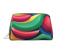 HCVXBSA Borsa per il trucco Donne Toiletrie Showe Pennello Cura della Pelle Organizzatore di Viaggio Borsa Me Grande Trucco Borsa AccessoriesColorful morfologia biologica, bianco, Taglia unica