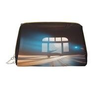 HCVXBSA Borsa per il trucco Donne Toiletrie Showe Pennello Cura della Pelle Organizzatore di Viaggio Borsa Me Grande Trucco Borsa AccessoriesLight brilla attraverso la finestra, bianco, Taglia unica