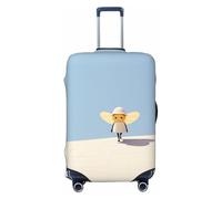 HCVXBSA Candyman - Copertura elastica lavabile per valigie, accessorio da viaggio per valigie da 45-81 cm, nero, X-Large