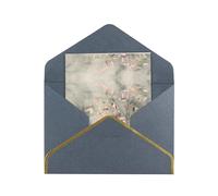HCVXBSA Natura morta di rami di albero biglietti vuoti con buste per tutte le occasioni, nota scintillante di alta qualità per compleanno, Natale, matrimonio, 10,2 x 15,2 cm