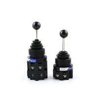 HCVYQMMJ 1 pz Monolever Cross Rocker Master Switch Joystick Cross Switch Tubo Flessibile da 30 mm Auto-Reset Auto-Blocco 2NO 4NO HKB-201 2011 402 4022(4 Way Self Lock)