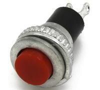 HCVYQMMJ 100 Pezzi/Lotto DS-316 10 mm Reset - Interruttore a Pulsante SPST(Blanc)