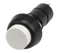 HCVYQMMJ 100 Pezzi/Lotto PBS-11B 12 mm Reset - off Interruttore a Pulsante Rotondo SPST Pulsante(Blanc)