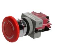 HCVYQMMJ AVW401R AVW401-R Interruttore di Arresto di Emergenza SPST-NC Blocco a Pulsante Vite di ripristino Girevole 10 A 600 V 220 V