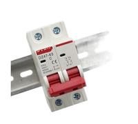 HCVYQMMJ Interruttore Automatico in Miniatura DZ47 2P 3A6A10A 16A 20A 32A 40A 50A 63A 400V Tipo C Installazione su Guida DIN da 35 mm capacità di interruzione(3 Years)