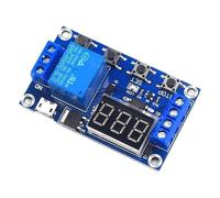 HCW-M121 Delay Relay Module 6-30V Trigger Time Switch Circuit, 1-Channel Timer Relay Board Fits for for Automation Projects, Power-Off Delay, Cycle Control(For Type-cinterface)