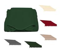 HCZION Tessuto per Tende da Sole Retrattile Commerciale, Tettoia per Parasole per Esterni da 250cm 300cm 365cm, Telo di Ricambio Impermeabile per Esterni(Color:Green,Size:10x8ft/300x245cm)