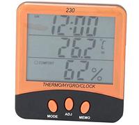 HCZKIUJY Igrometro Digitale termometro Interno ed Esterno misuratore di Temperatura e umidità Monitor con Display LCD retroilluminato misuratore di umidità